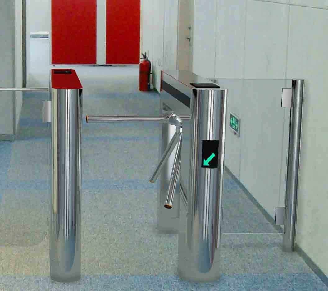 贵港港北区豪华平面圆弧三辊闸